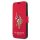 US Polo USFLBKP12SPUGFLRE iPhone 12 mini 5,4" piros könyvtok Polo Embroidery Collection