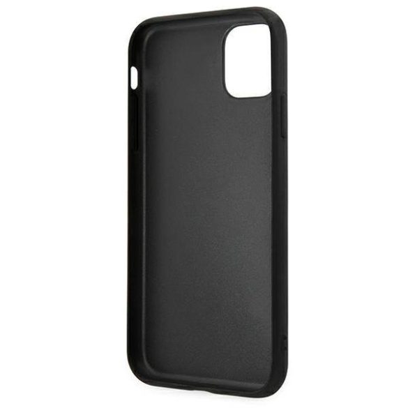 Guess GUHCN61G4GFGR iPhone 11  6,1" szürke keménytok 4G fém arany logóval