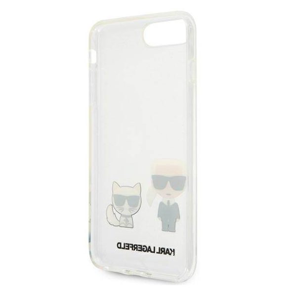 Karl Lagerfeld KLHCI8LCKTR iPhone 7/8 Plus átlátszó Karl & Choupette keménytok