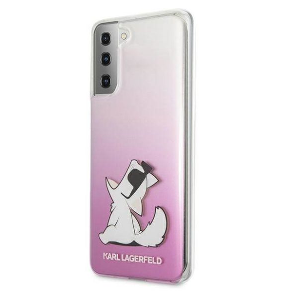 Karl Lagerfeld KLHCS21MCFNRCPI S21+ G996 rózsaszín Choupette Fun keménytok