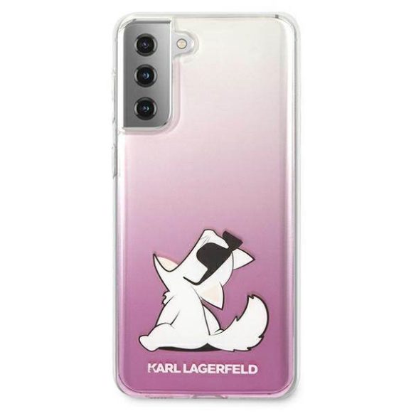 Karl Lagerfeld KLHCS21MCFNRCPI S21+ G996 rózsaszín Choupette Fun keménytok