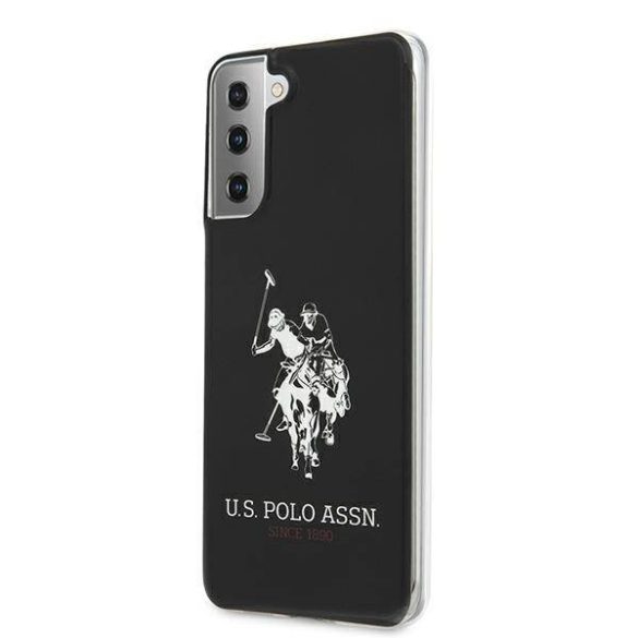 US Polo USHCS21STPUHRBK S21 G991 fekete Fényes nagy logós tok