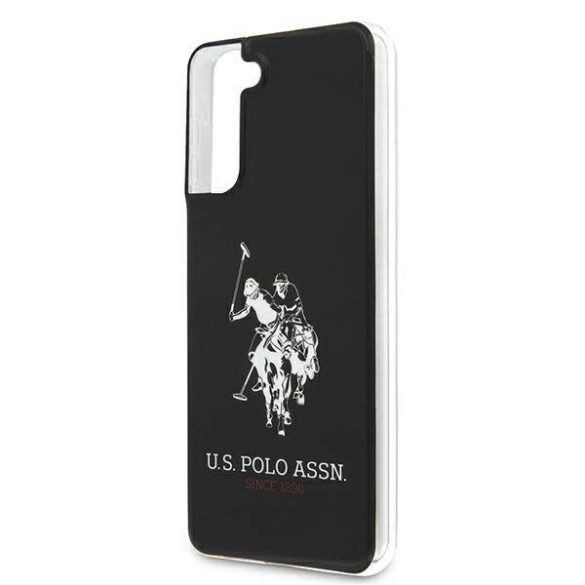 US Polo USHCS21MTPUHRBK S21+ G996 fekete fényes nagy logós tok