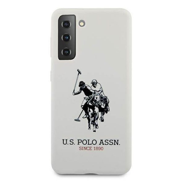 US Polo USHCS21SSLHRWHH S21 G991 fehér szilikon logós tok