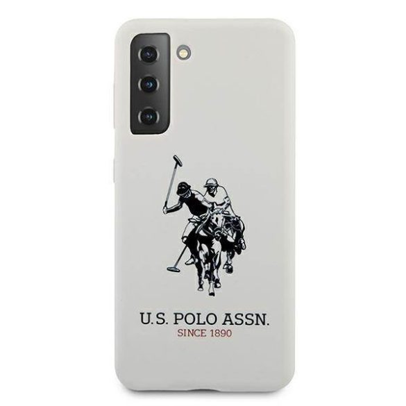 US Polo USHCS21MSLHRWHH S21+ G996 fehér szilikon logós tok