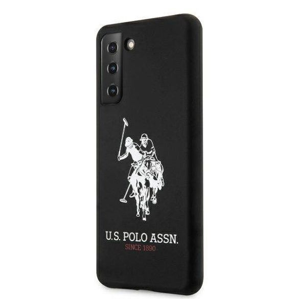 US Polo USHCS21SSLHRBK S21 G991 fekete szilikon logós tok