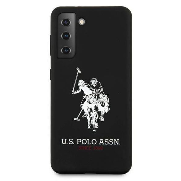 US Polo USHCS21SSLHRBK S21 G991 fekete szilikon logós tok