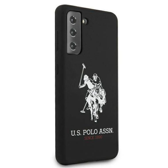 US Polo USHCS21SSLHRBK S21 G991 fekete szilikon logós tok
