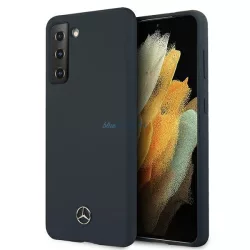   Mercedes MEHCS21SSILNA S21 G991 kék keménytok Silicone Line