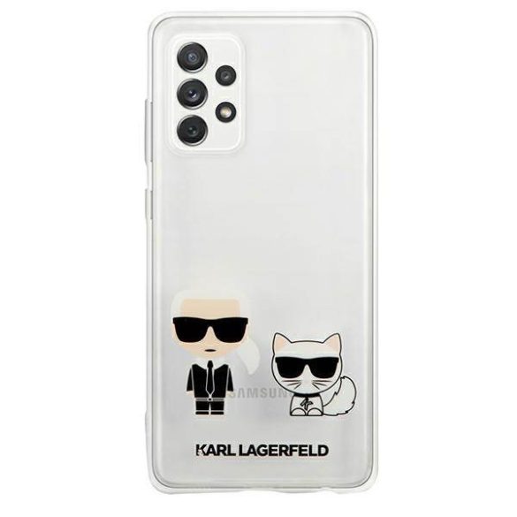 Karl Lagerfeld KLHCA72CKTR A72 A725 keménytok átlátszó Karl & Choupette