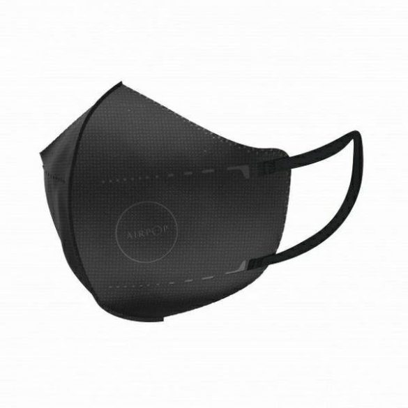 AirPOP Pocket Mask NV védőmaszk 4db fekete