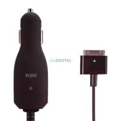 Xqisit autós töltő rögzített 30 tűs iPhone kábellel