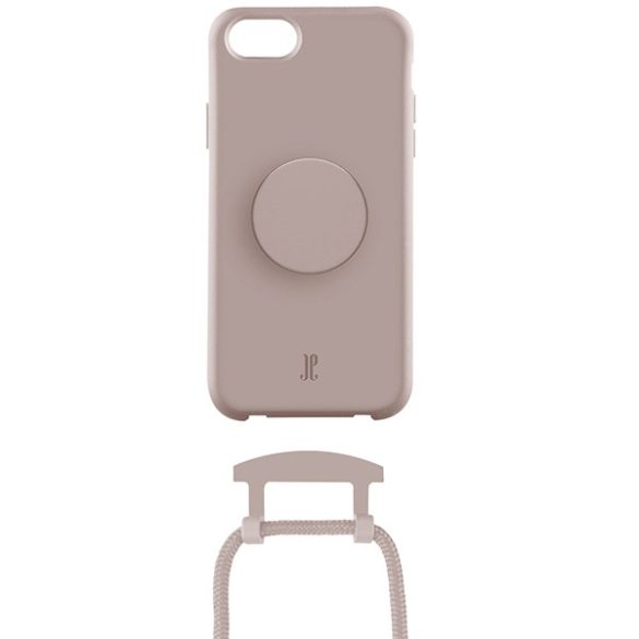 Etui JE PopGrip iPhone 7/8/SE 2020/2022 pastelowy pasztell lila 30010 (Just Elegance) tok