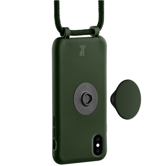 Etui JE PopGrip iPhone X/XS zöld 30015 (Just Elegance) tok