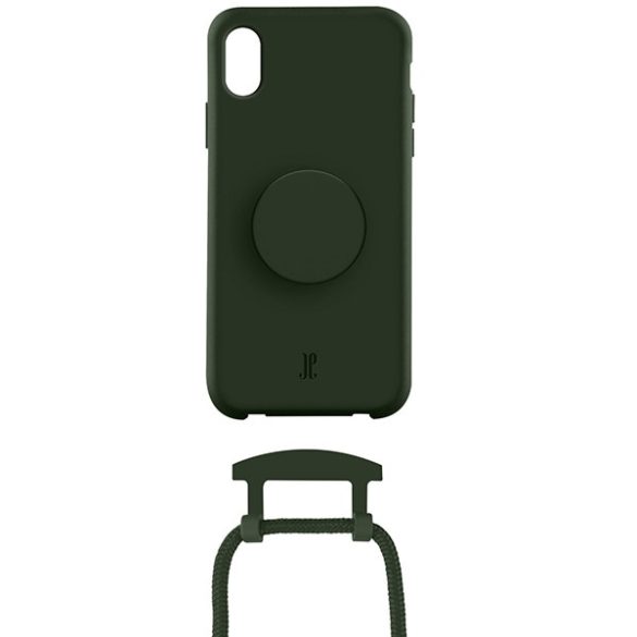 Etui JE PopGrip iPhone X/XS zöld 30015 (Just Elegance) tok