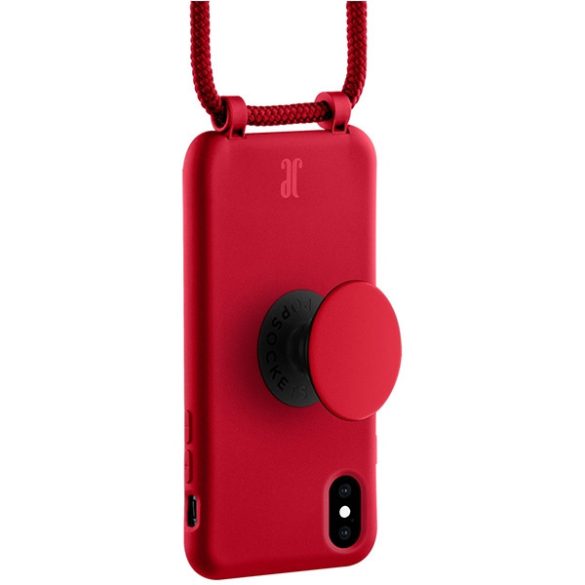 Etui JE PopGrip iPhone X/XS piros 30016 (Just Elegance) tok