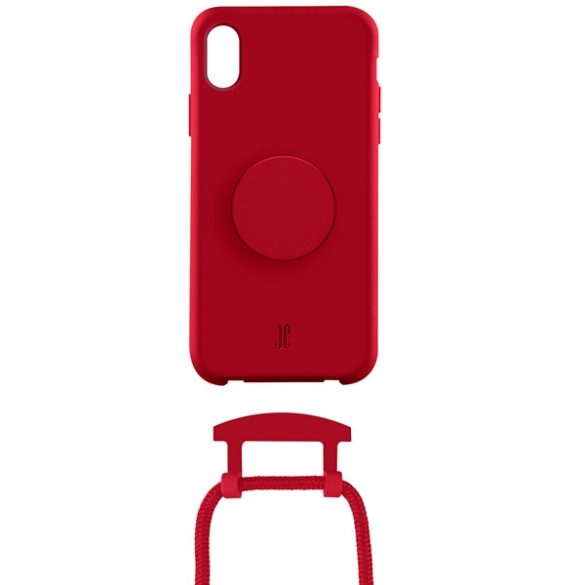 Etui JE PopGrip iPhone X/XS piros 30016 (Just Elegance) tok