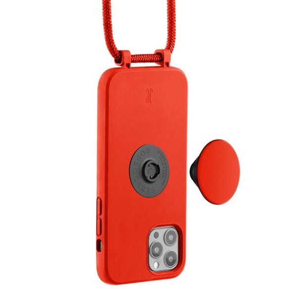 Etui JE PopGrip iPhone 12/12 Pro 6,1" piros 30034 (Just Elegance) tok