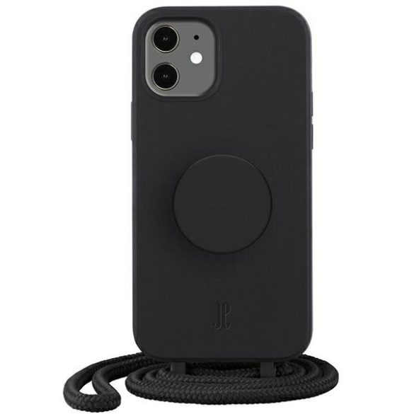 Etui JE PopGrip iPhone 11/Xr 6,1" fekete 30042 (Just Elegance) tok