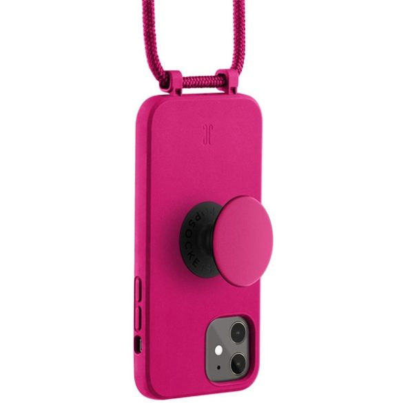 Etui JE PopGrip iPhone 11/Xr 6,1" rózsaszín/orchidea virág 30045 (Just Elegance) tok