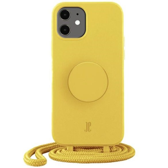 Etui JE PopGrip iPhone 11 6,1" sárga/nyúl mancs 30046 (Just Elegance) tok