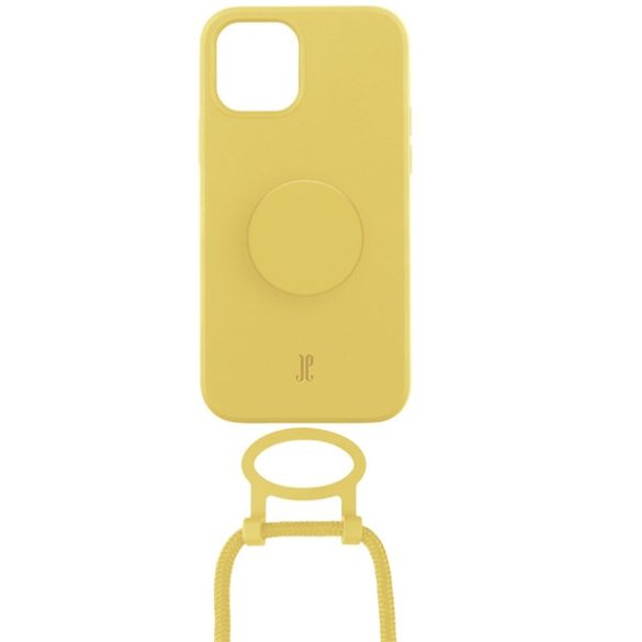 Etui JE PopGrip iPhone 11/Xr 6,1" sárga/nyúl mancs 30046 (Just Elegance) tok