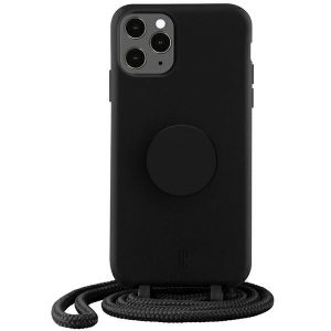 Etui JE PopGrip iPhone 11 Pro 5,8" fekete 30048 (Just Elegance) tok