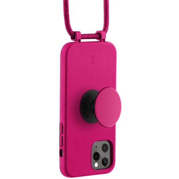 Etui JE PopGrip iPhone 11 Pro 5,8" rózsaszín/orchidea virág 30051 (Just Elegance) tok