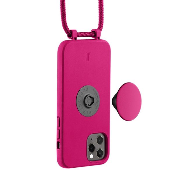 Etui JE PopGrip iPhone 11 Pro 5,8" rózsaszín/orchidea virág 30051 (Just Elegance) tok