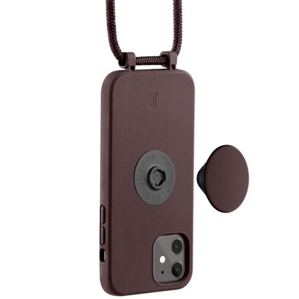 Etui JE PopGrip iPhone 11/Xr 6,1" barna 30079 (Just Elegance) tok