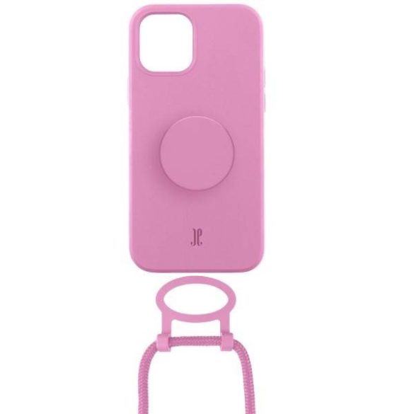 Etui JE PopGrip iPhone 14 Plus / 15 Plus 6.7" pasztell rózsaszín 30150 (Just Elegance) tok