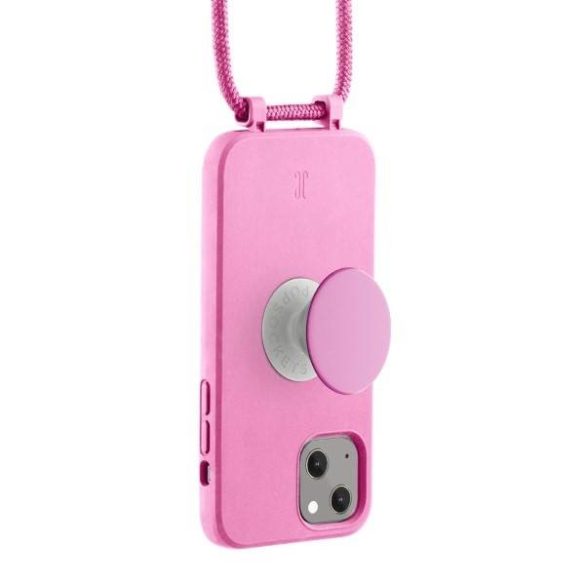 Etui JE PopGrip iPhone 14 Plus / 15 Plus 6.7" pasztell rózsaszín 30150 (Just Elegance) tok