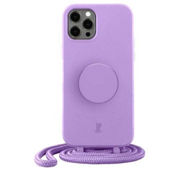 Tok JE PopGrip iPhone 12/12 Pro 6,1" levendula 30160 (Just Elegance) tok