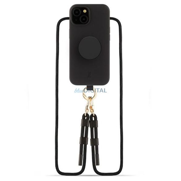 Just Elegance PopGrip tok iPhone 15 - fekete