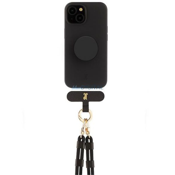 Just Elegance PopGrip tok iPhone 15 - fekete