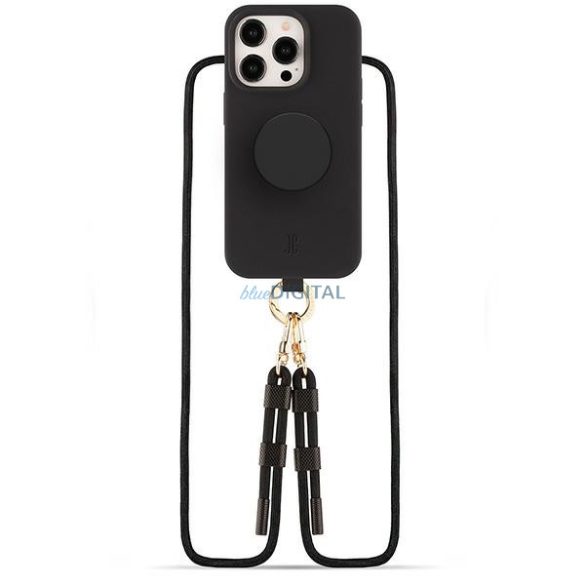 Just Elegance PopGrip tok iPhone 15 Pro - fekete