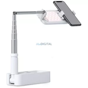 4smarts Loomi Pod Fold szelfibot LED-fénnyel és Bluetooth távirányítóval - fehér
