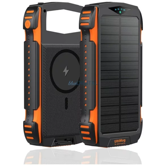 4smarts TitanPack Rugged UltiMag napelemes powerbank 20000mAh - fekete 496560