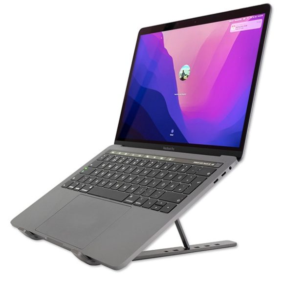 4smarts laptop alap ErgoFix H18 asztali állvány space grey 496278