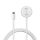 4smarts indukciós töltő VoltBeam Mini Apple Watch 1-8/SE 1m kábellel USB-C 2.5W fehér 