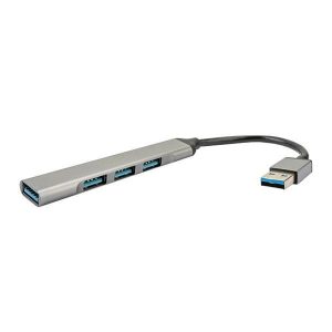 4smarts HUB 4w1 USB-A -3xUSB-A 2.0 + USB-A 3.0 szürke 456909