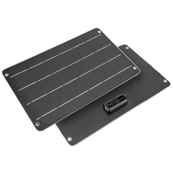 4smarts Panel napelemes VoltSolar 5W USB-A Fekete 540270