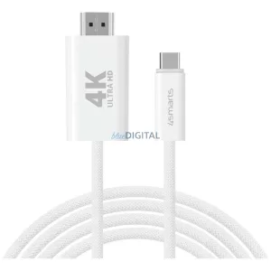 4smarts USB-C - HDMI kábel 2m - fehér