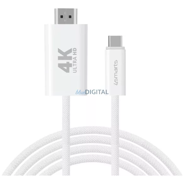 4smarts USB-C - HDMI kábel 2m - fehér