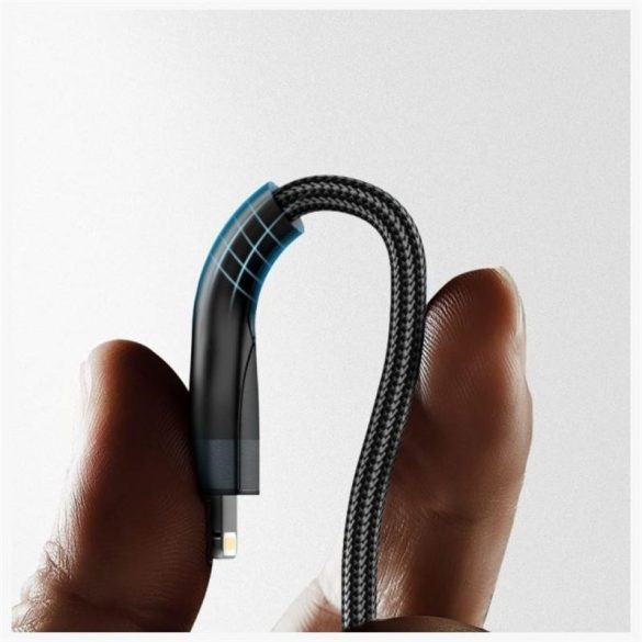 4smarts USB-A/Type-C - Type-C/Lightning/micro USB kábel 1.2m - fekete