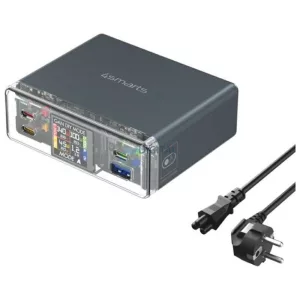 4smarts Lucid 300 W-os töltőállomás DIY üzemmóddal, szürke