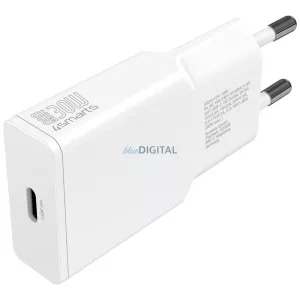 4smarts PDPlug Slim 30W GaN USB-C fali töltő - fehér