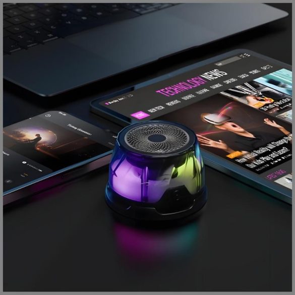 4smarts SoundCharge MagSafe-kompatibilis bluetooth hangszóró - fekete
