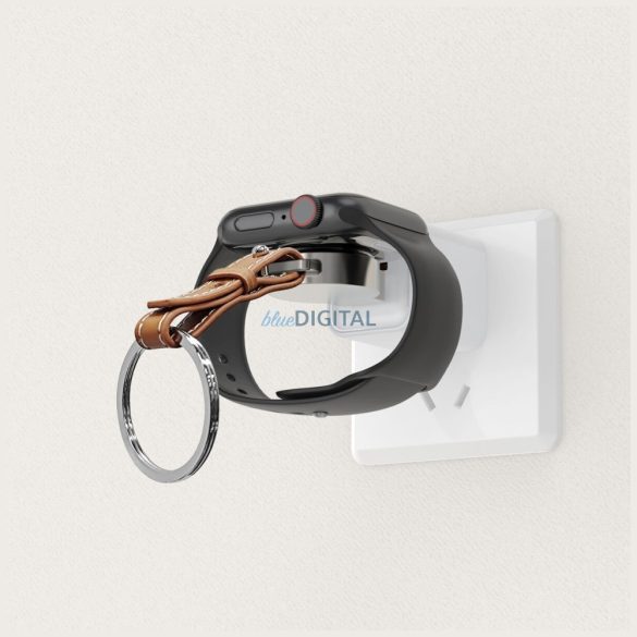 Induktív töltő 4smarts Apple Watch-hoz, ezüst színű