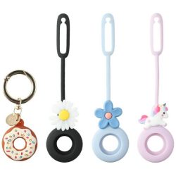   4smarts Omega AirTag tok - többszínű (fekete/kék/rózsaszín/narancs)